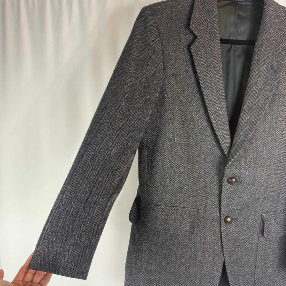 WFF -WM F FARAH - MEN'S VINTAGE BROWN 100% WOOL BLAZER JACKET -
SIZE:38R - Picture 6 of 17